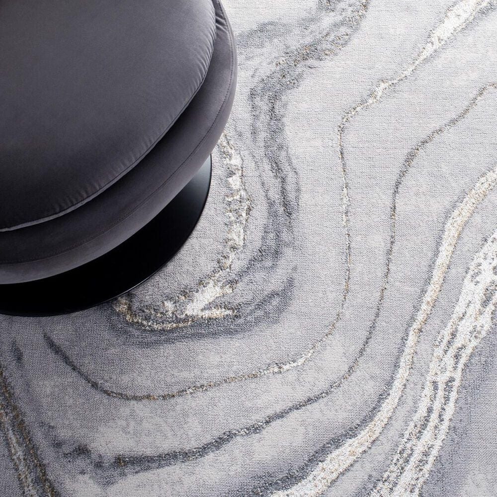 Safavieh Orchard ORC637 Contemporary 9&#39; x 12&#39; Grey and Gold Area Rug, , large