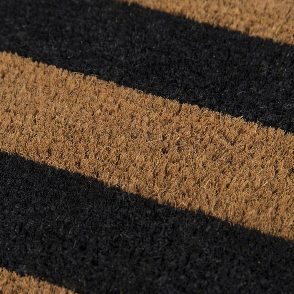 Momeni Erin Gates Park PAR-2 1&#39;6&quot; x 2&#39;6&quot; Black Door Mat, , large