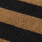 Momeni Erin Gates Park PAR-2 1"6" x 2"6" Black Door Mat, , large