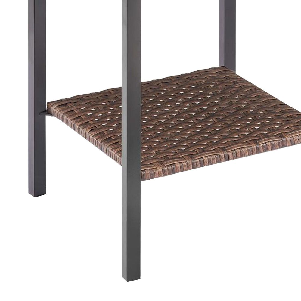 Sunwell Garden 8-Piece Patio Chat Set with Side Table in Beige, , large