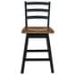 Ashley Wildenauer Swivel Counter Stool in Brown and Black, , large
