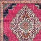 Safavieh Monaco MNC254D 5" Square Pink Area Rug, , large