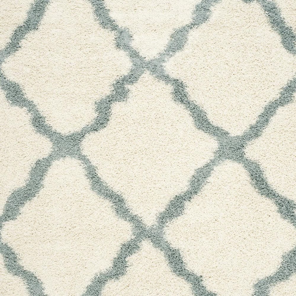 Safavieh Dallas Shag SGD257J-4 4&#39; x 6&#39; Ivory/Light Blue Area Rug, , large