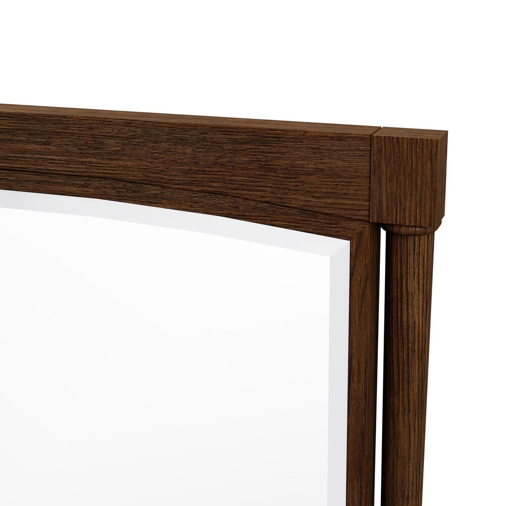 James Martin Kinnsden 30" Rectangular Mirror in Sable Oak, , large