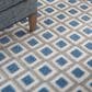 Nourison Aloha ALH26 9"6" x 13" Blue and Grey Indoor/Outdoor Area Rug, , large