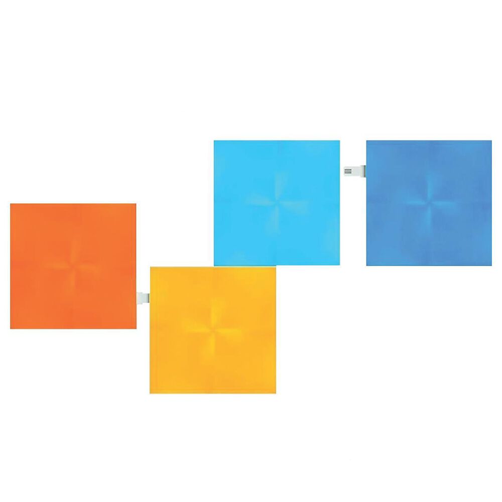 Blå fænomen Narabar Nanoleaf Canvas Expansion Pack - 4 Lights Panels | Nebraska Furniture Mart