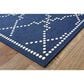 Oriental Weavers Marina 7765B 5"3" x 7"6" Navy and Ivory Area Rug, , large