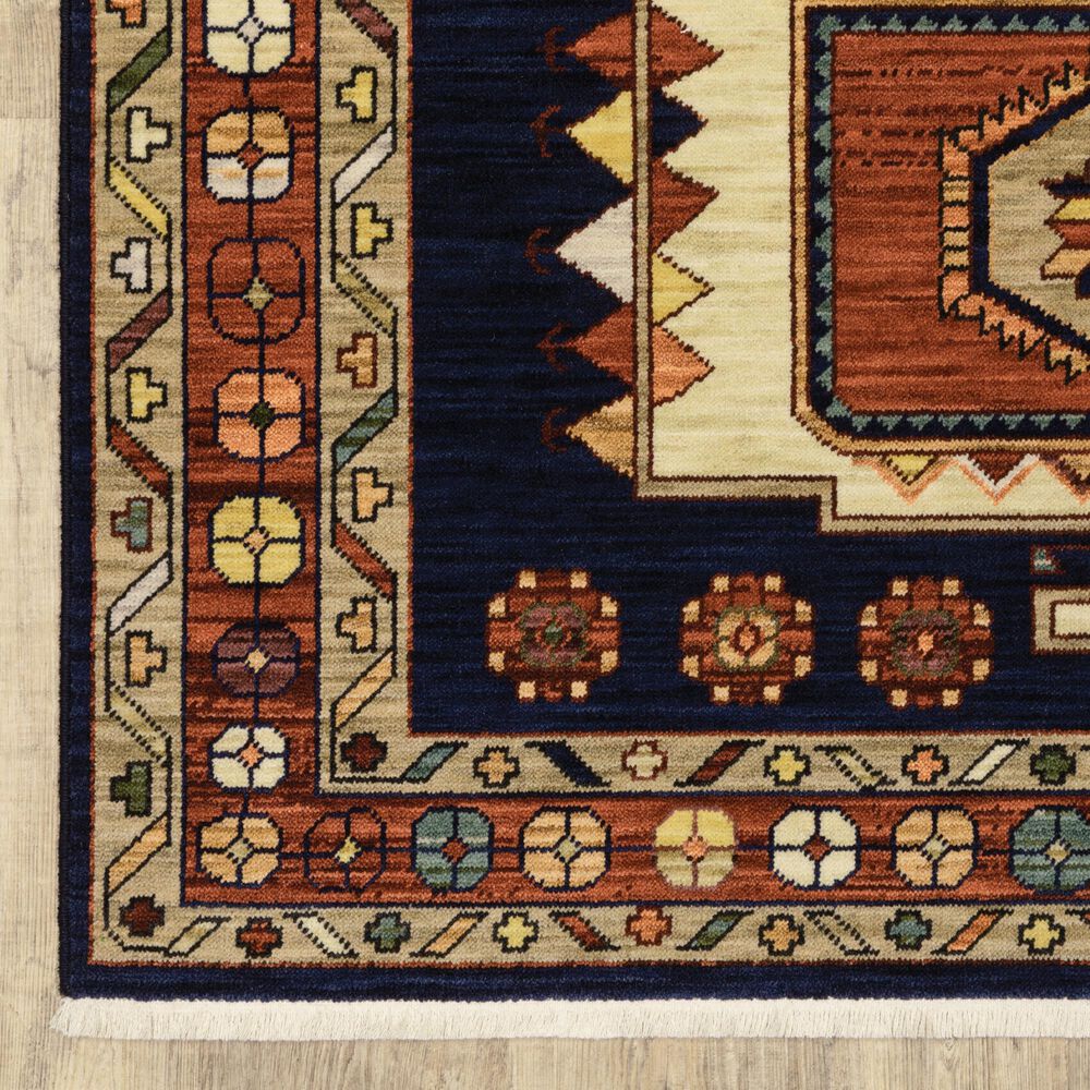 Oriental Weavers Lilihan Blue 7&#39;10&quot; x 10&#39;10&quot; Area Rug, , large