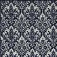 Nourison Damask DAS02 5" x 7" Ivory and Navy Area Rug, , large