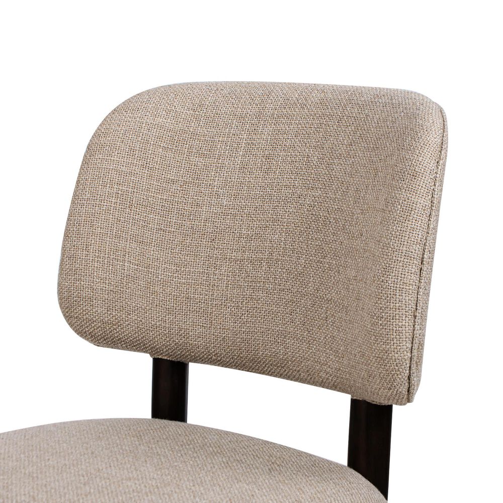 Jennifer Taylor Home Harriet Side Chair with Merino Gray Cushion in Dark Espresso &#40;Set of 2&#41;, , large