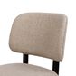 Jennifer Taylor Home Harriet Side Chair with Merino Gray Cushion in Dark Espresso (Set of 2), , large