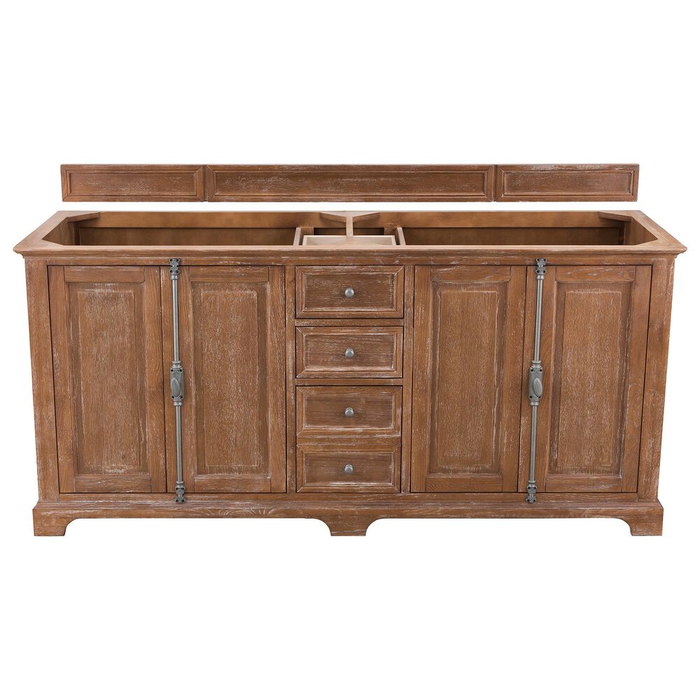 James Martin Providence 72" Double Vanity Cabinet in Driftwood, , large