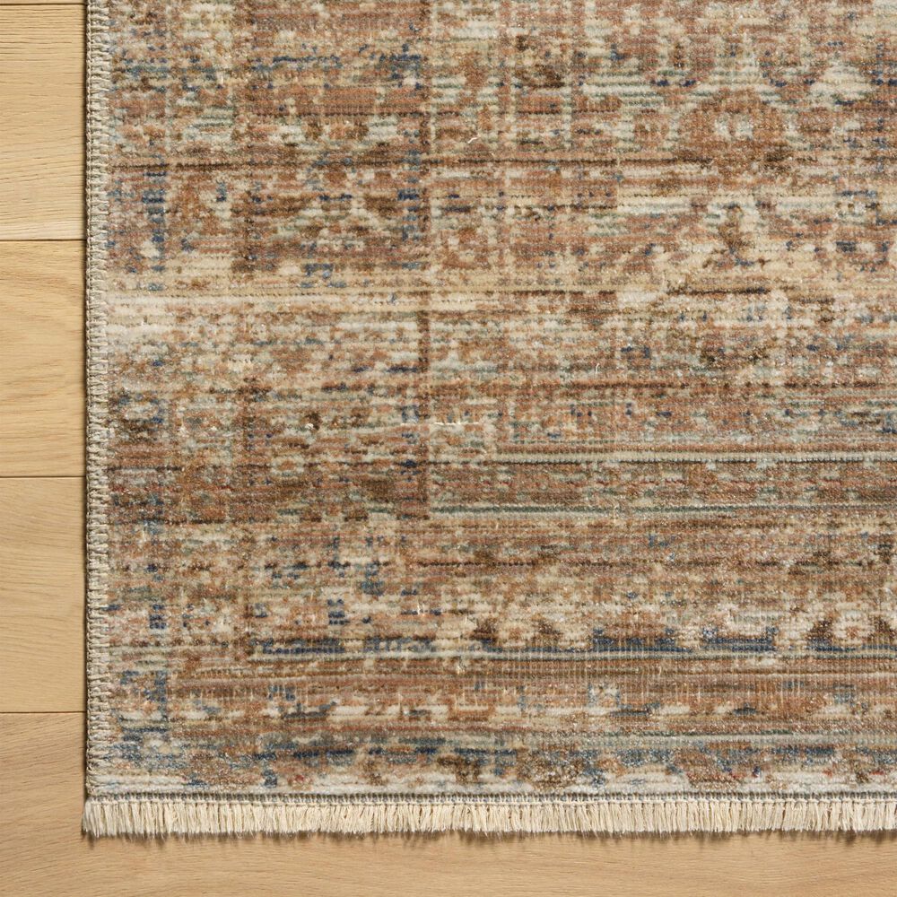 Amber Lewis x Loloi Molly Natural and Denim 2'7" x 10' Runner, , large