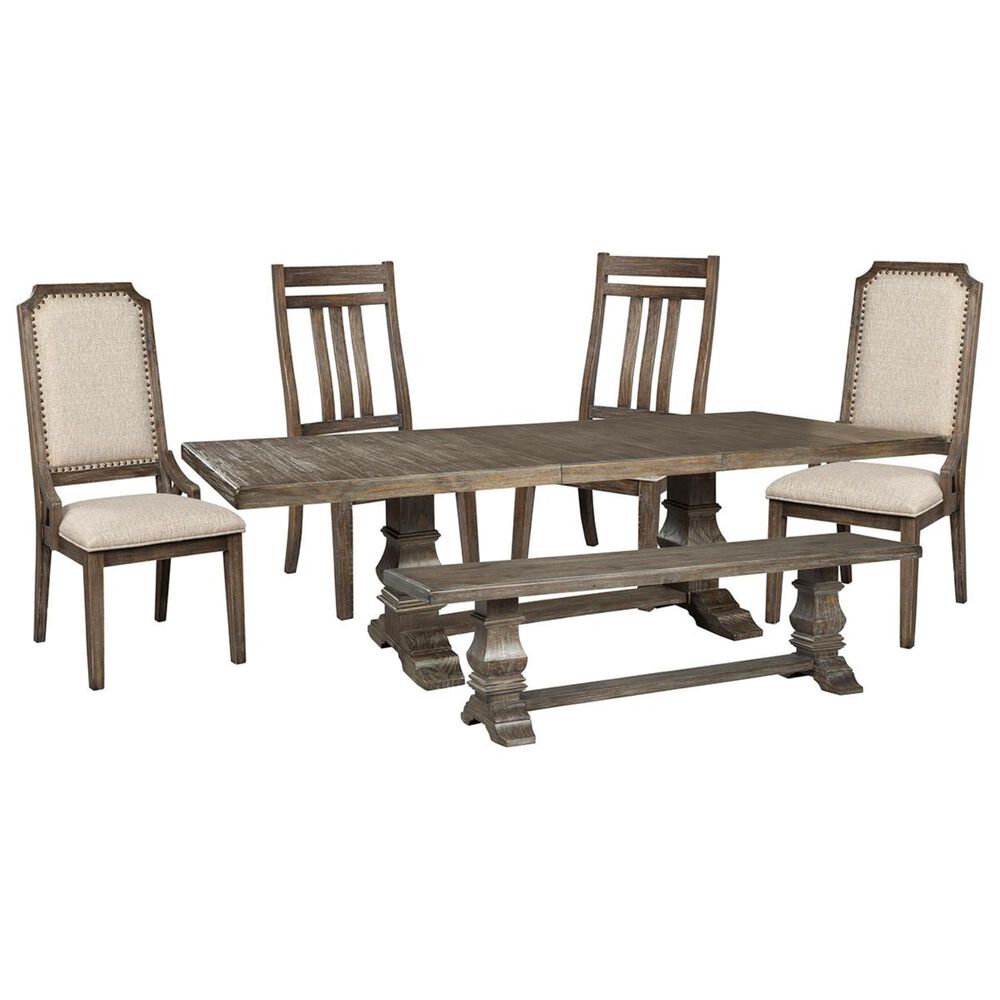 Signature Design by Ashley Wyndahl 6-Piece Dining Set in Rustic Brown, , large