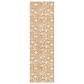 Dalyn Rug Company Soft Essentials Floral Copper 2"3" x 7"6" Indoor/Outdoor Runner, , large