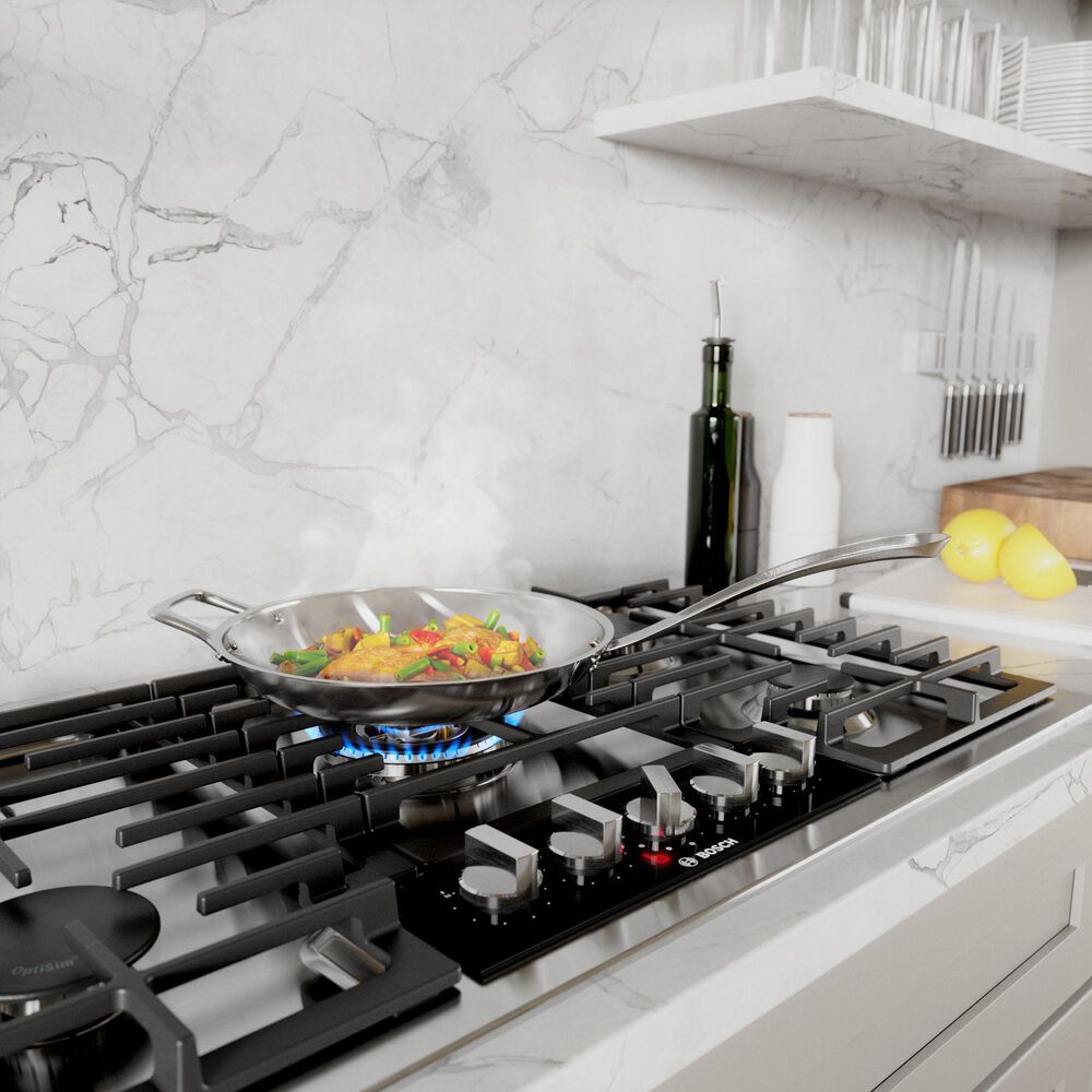 Bosch Benchmark 36&quot; Gas Cooktop in Stainless Steel, , large