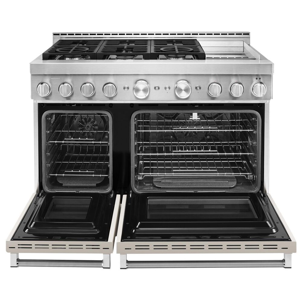 KitchenAid 6.3 Cu. Ft. Freestanding Gas Range with Griddle in Milkshake, , large