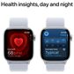 Apple Watch Series 10 GPS + Cellular 42mm Silver Aluminum Case with Blue Cloud Sport Loop, , large