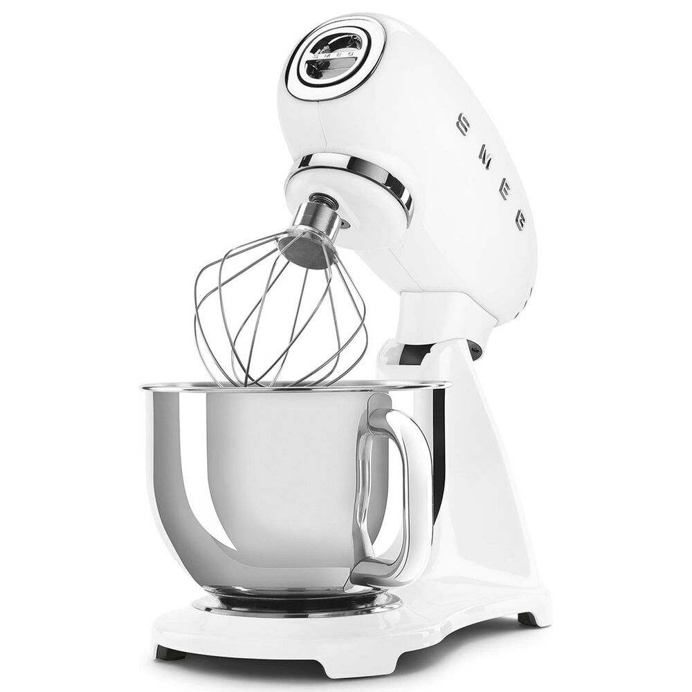 SMEG 5-Quart 50&#39;s Retro Style Stand Mixer in White, , large