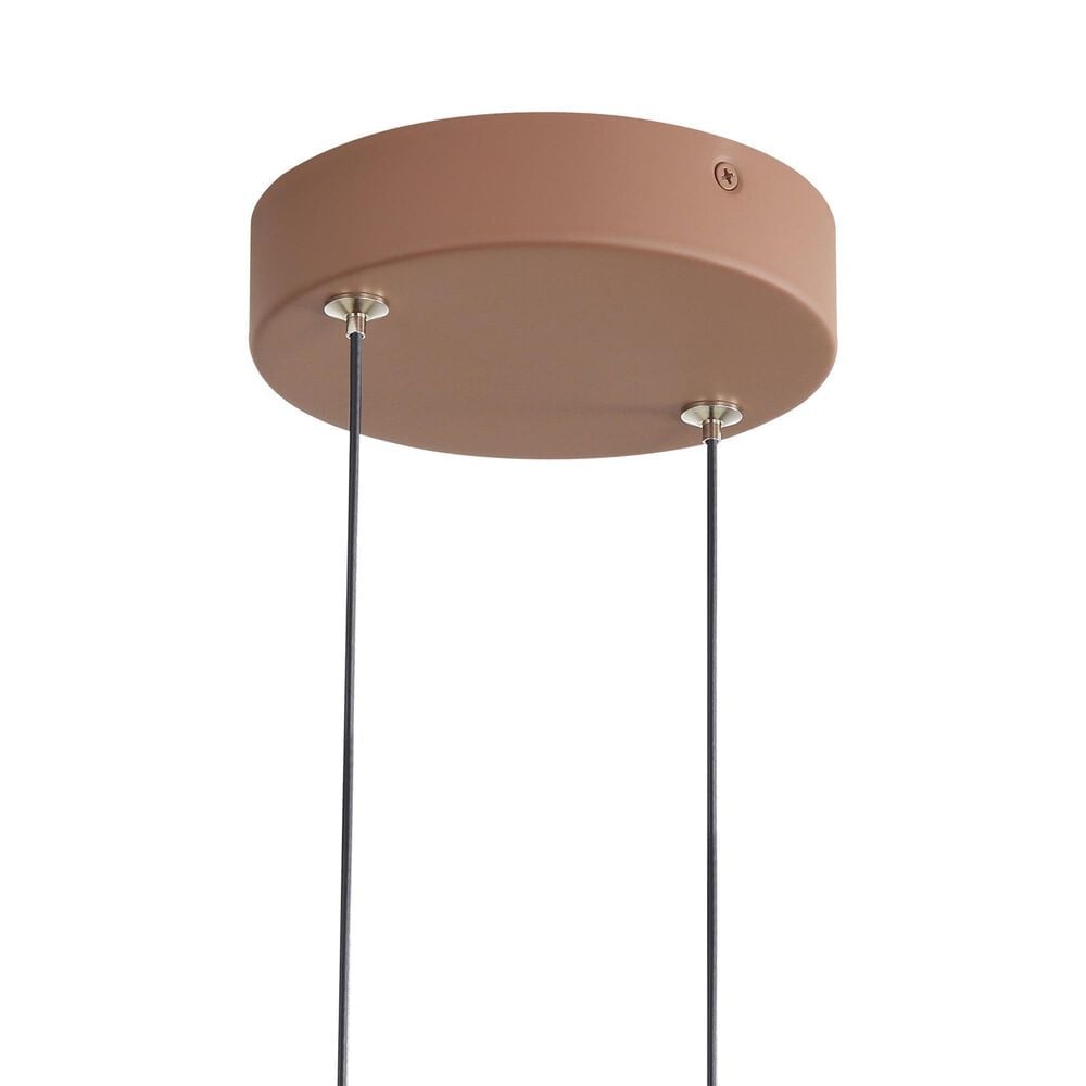 Golden Lighting Faroe 30" 1-Light LED Pendant in Coffee and Black, , large