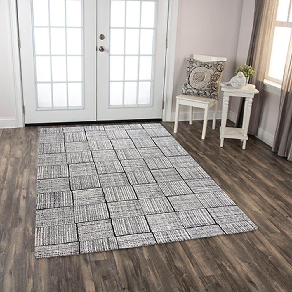 RIZZY Taylor TAY863 8&#39;6&quot; x 11&#39;6&quot; Charcoal Area Rug, , large