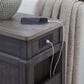 Null Lake Lure Chairside Cabinet in Cathedral Grey and Gray Fog, , large