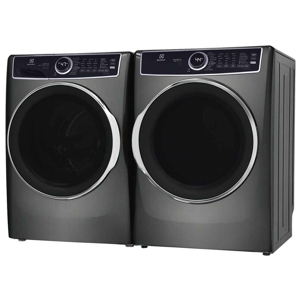 Electrolux 4.5 Cu. Ft. Front Load Washer and 8.0 Cu. Ft. Gas Dryer Laundry Pair in Titanium, , large