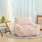 Hearth and Haven Oversized Corduroy Bean Bag Chair with Armrests in Pink, , large