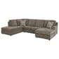 Ashley OPhannon 2-Piece U-Shaped Sectional with Right Facing Chaise and Left Facing Corner Chaise in Putty, , large
