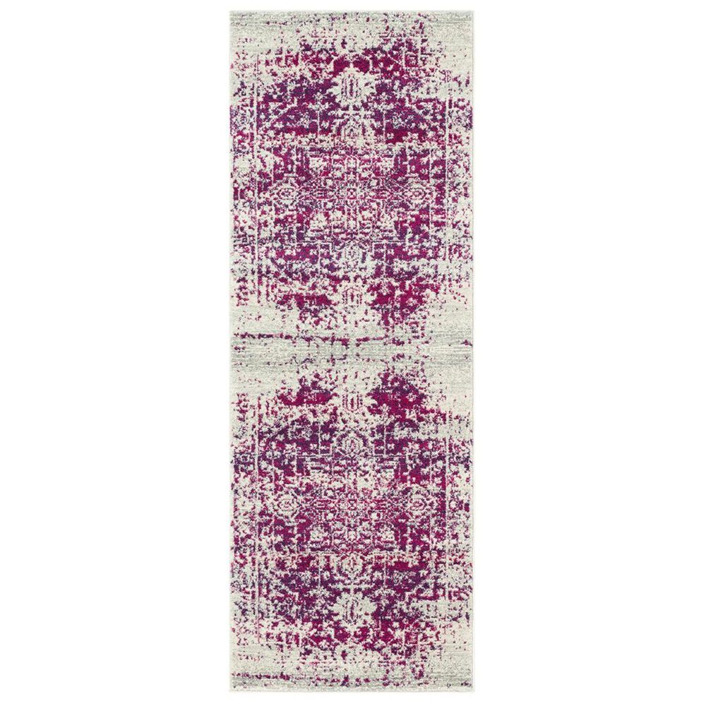 Surya Harput HAP-1020 2"7" x 7"3" Garnet, Gray and Blue Runner, , large