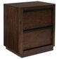 Millenium Dilenno 2 Ball Bearing Smooth Gliding Drawer Nightstand in Dark Brown, , large