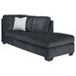 Signature Design by Ashley Altari 2-Piece Right Facing Sectional in Slate, , large