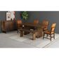 Mayberry Hill Brisbane 6-Piece Rectangular Dining Set in Brown, , large