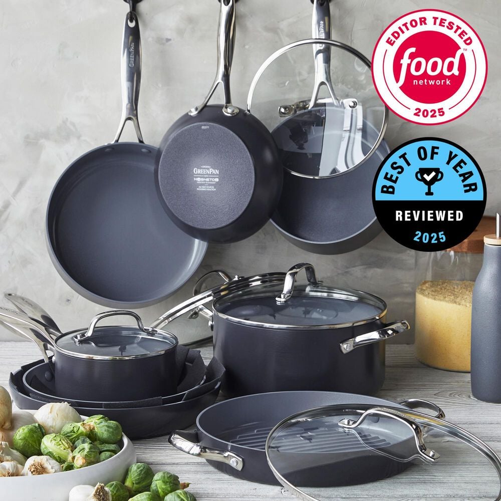 Green Pan Valencia Pro 13-Piece Nonstick Cookware Set in Grey, , large