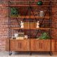 Home Trends & Design Verbania 4-Shelf Bookshelf in Pecan Brown, , large