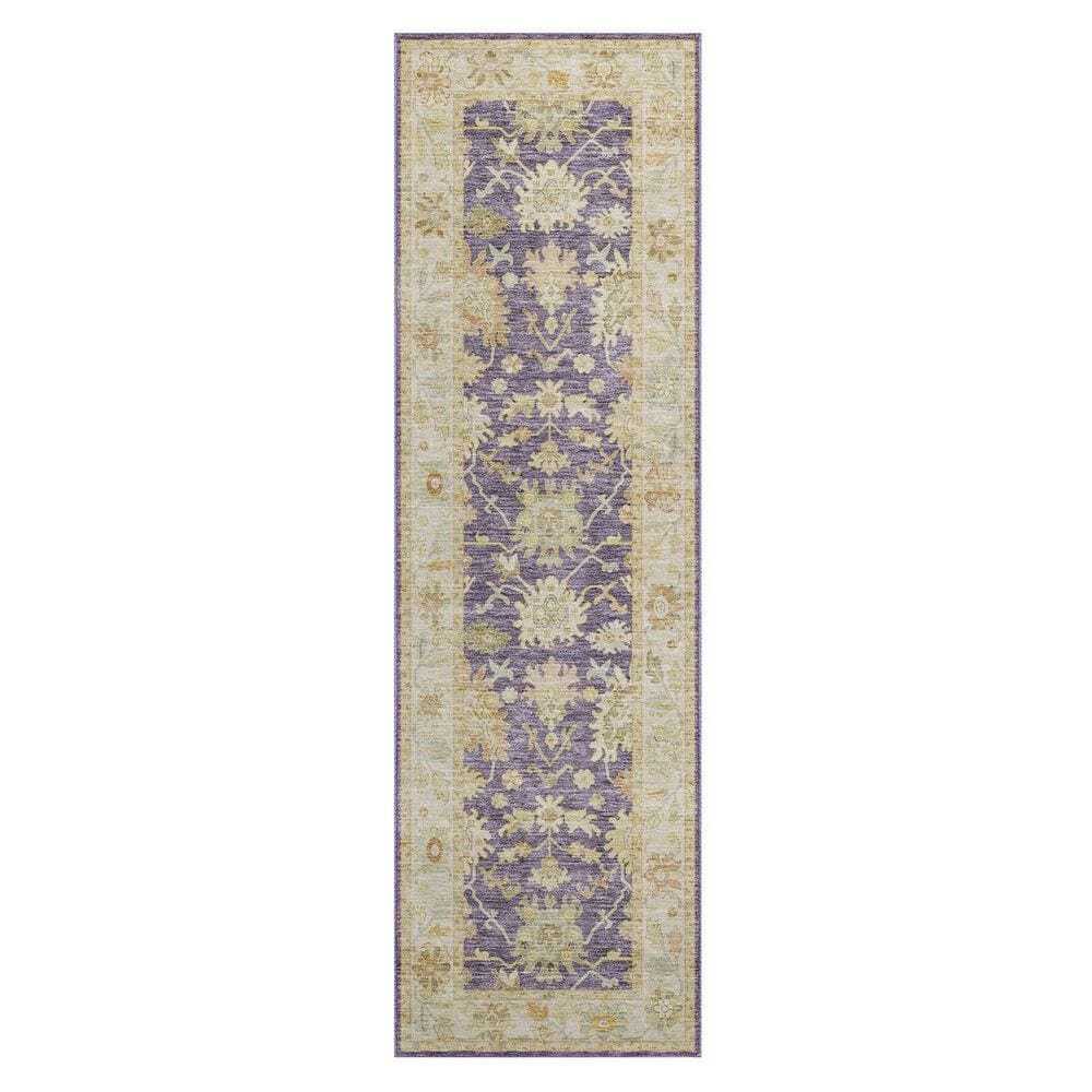 Dalyn Rug Company Hatay HY2 2"3" x 7"6" Eggplant Runner, , large