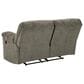 Ashley Alphons Manual Reclining Loveseat in Putty, , large