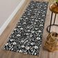 Dalyn Rug Company Soft Essentials Floral Black 2"3" x 7"6" Indoor/Outdoor Runner, , large