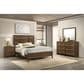 Crown Mark Lorraine 2 Drawer Nightstand in Medium Brown, , large