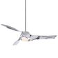 Minka-Aire Artemis 58" Smart Celling Fan with LED Light in Liquid Nickel, , large