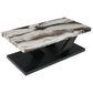 Ashley Cendill 3-Piece Occasional Table Set in Dark Brown, White and Black, , large