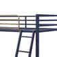 Furniture of America Haven Twin Loft Bed in Blue and Gold, , large