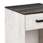 Ashley Shawburn 1-Drawer Nightstand in Whitewash and Charcoal Gray, , large