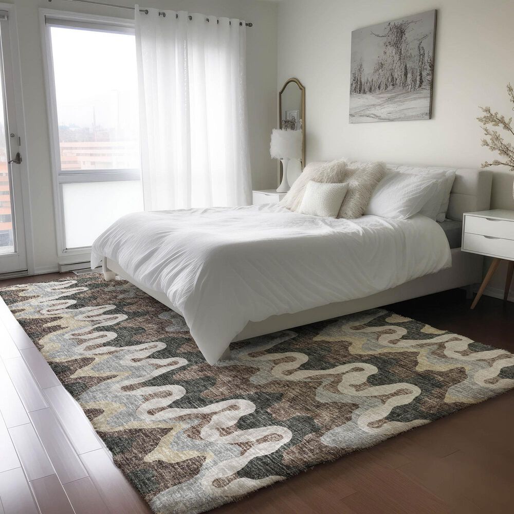 Dalyn Rug Company Lorenzo LN6 Charcoal 3&#39; x 5&#39; Area Rug, , large