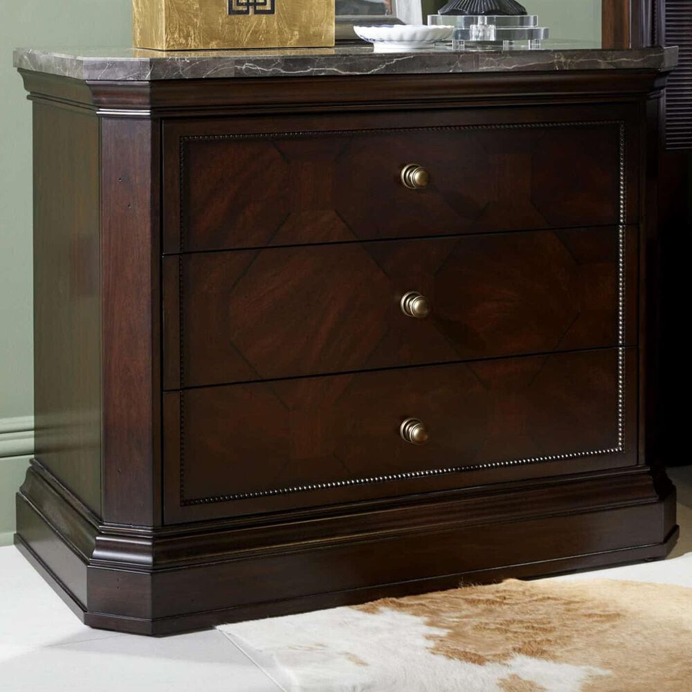 Vantage Revival 3-Drawer Bachelor&#39;s Chest in Napa Mahogany, , large