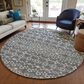 Dalyn Rug Company Portico PO4 Gray 8" Round Area Rug, , large