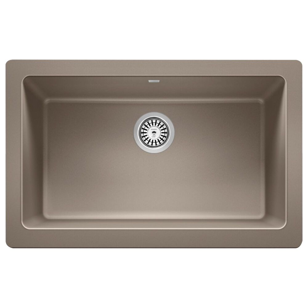 Blanco Vintera 30" Super Single Apron Farmhouse Sink in Truffle, , large