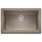 Blanco Vintera 30" Super Single Apron Farmhouse Sink in Truffle, , large