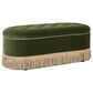 Jennifer Taylor Home Melinda Storage Bench with Tufted Bullion Fringe in Olive Green, , large