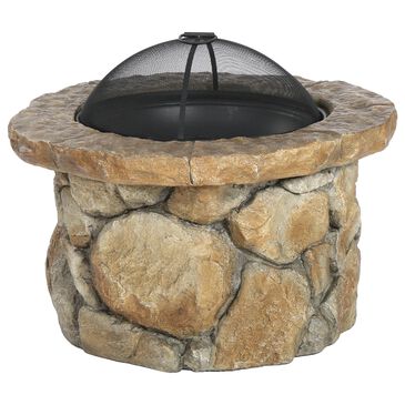 Noble House Easton Natural Stone Fire Pit in Natural, , large